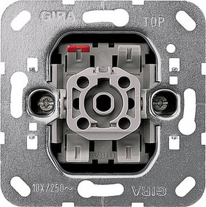 Вставка кнопочного 1-полюсного выключателя с замыкающим контактом
10 А / 250 В~ ― GIRA shop